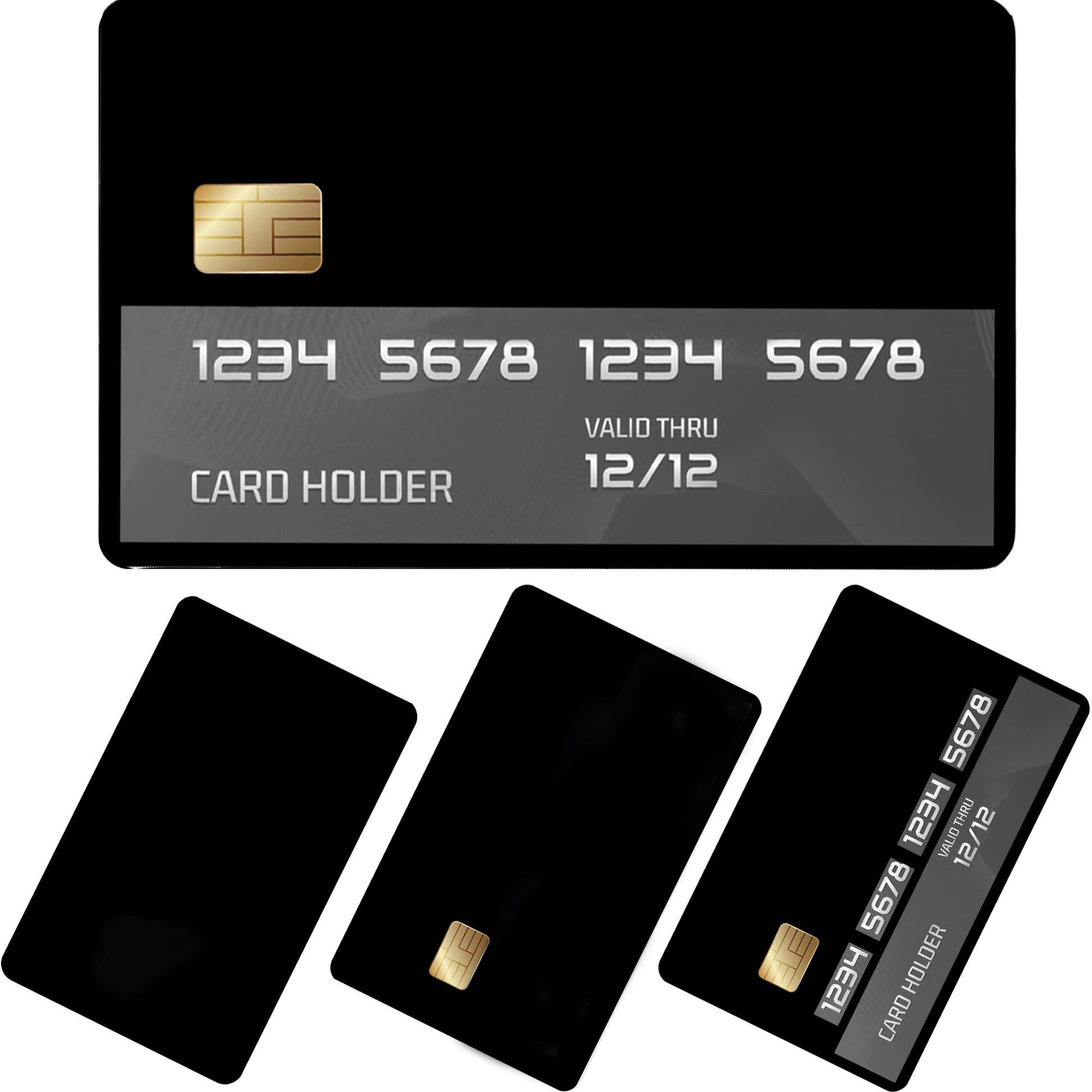 8Pcs Credit Card Skin Sticker, Funny Debit Card Skin Sticker Cover, Durable Vinyl Stickers for Debit Credit Cards, Cute Waterproof Skins Cover for Bank, EBT, Key, Transportation, ID (Poker)