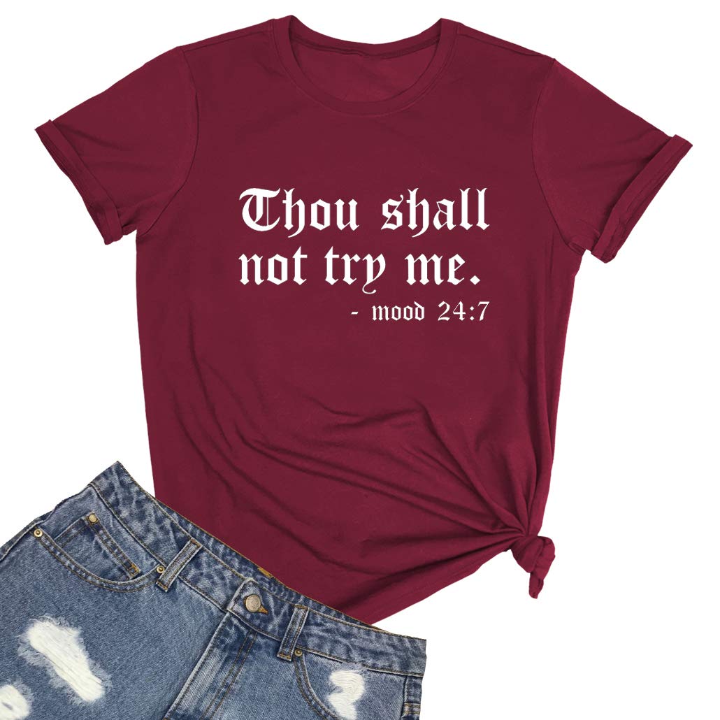 LOOKFACE Women Graphic Cute T Shirts Funny Tees