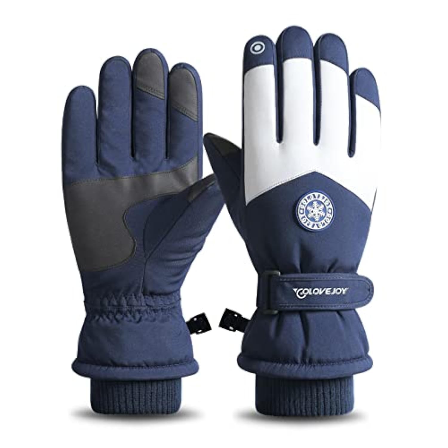 Winter Ski Snow Gloves for Men, Women, Youth | Touchscreen & Waterproof Cold Weather Hand Warming Gloves Winter Work Gloves