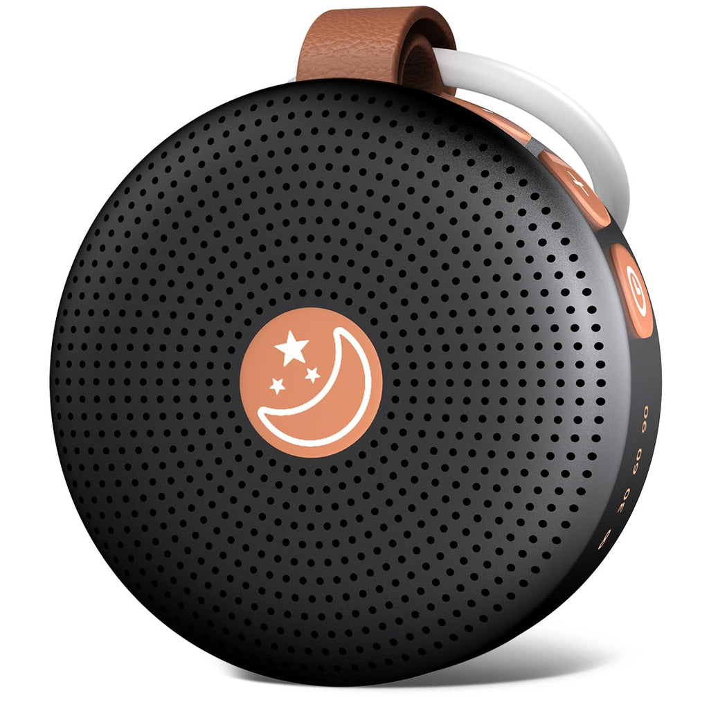 Mini Shushing Sound Machine Portable Baby White Noise Machine Brown Noise Machine 30 Soothing Sounds for Kids Adults Auto-Off Timer 32 Volume Levels Battery Sleep Machine for Home Office Privacy