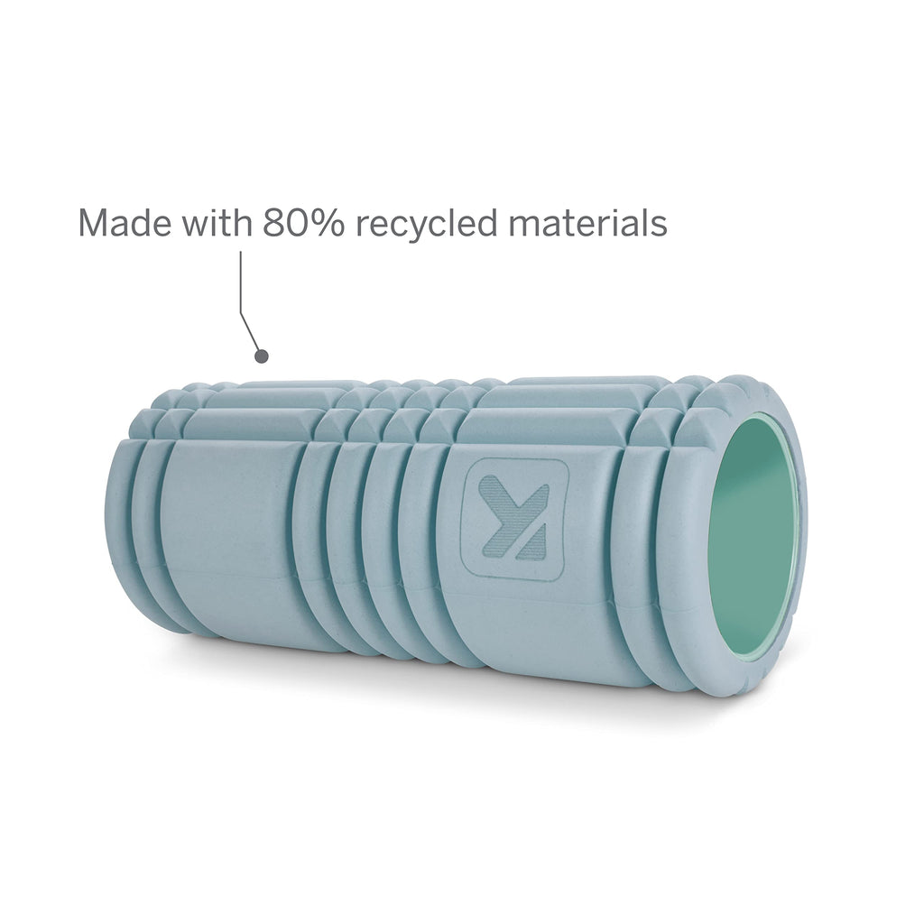 TriggerPoint Grid 1.0 Foam Roller - 13" Multi-Density Massage Roller for Deep Tissue & Muscle Recovery - Relieves Tight, Sore Muscles & Kinks, Improves Mobility & Circulation - Targets Key Body Parts