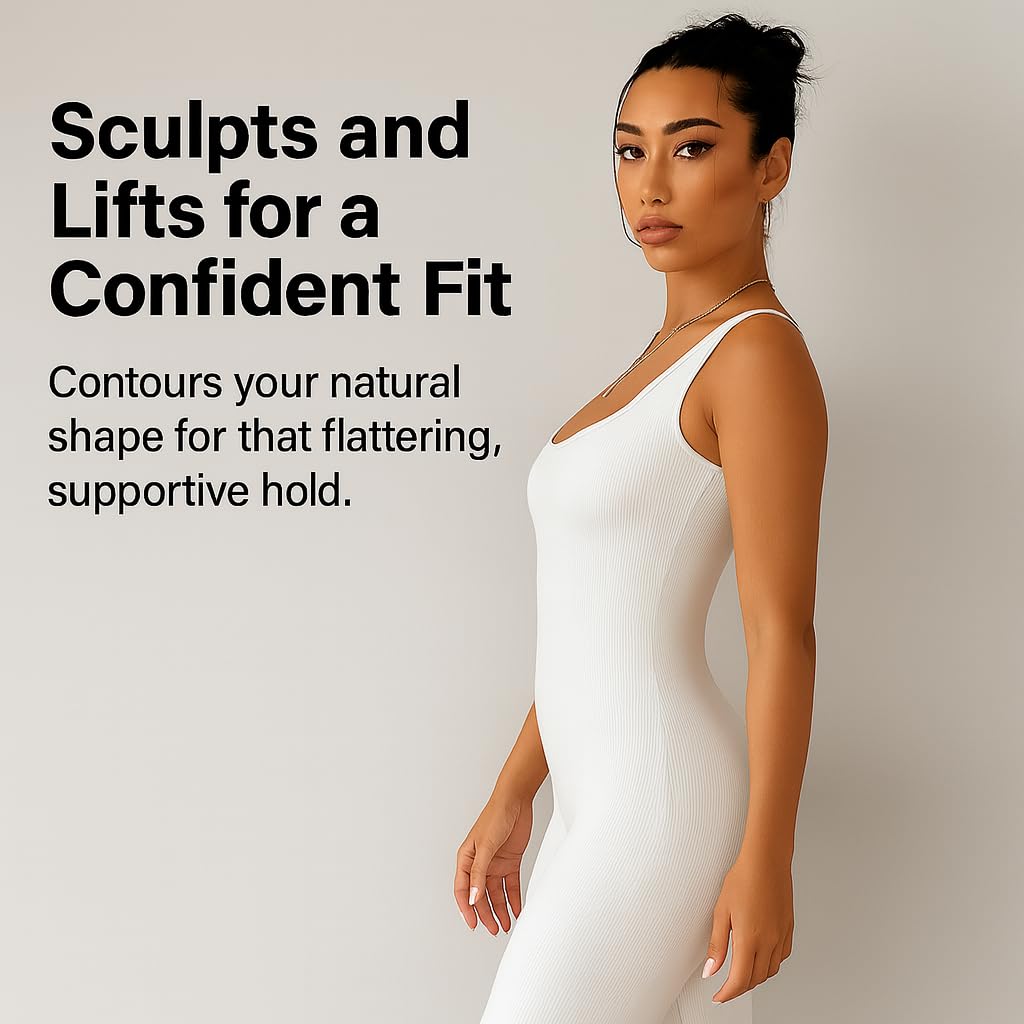 Yoga 1 Piece Bodysuit with a Stylish Open-Back Design, Perfect for Shaping And Lifting Sports Workout Set Jumpsuit