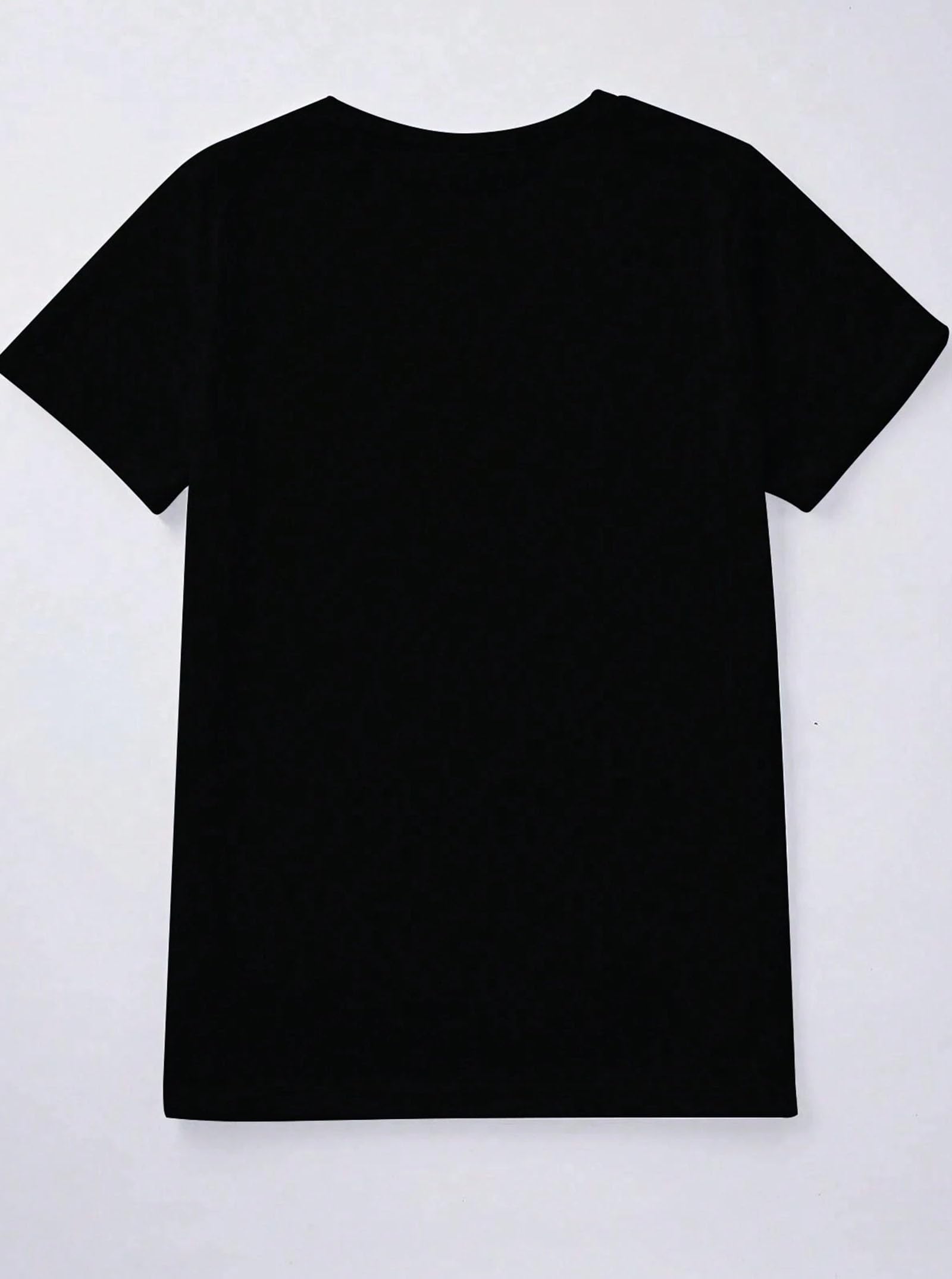 Hilinker Women's Funny Graphic Tees Casual Loose Summer Cute Tops Short Sleeve T Shirts