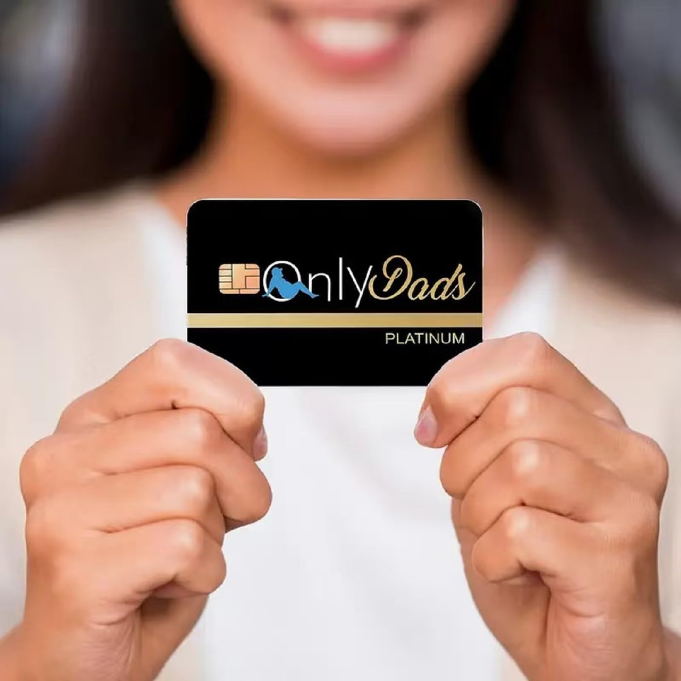 4PCS Debit Card Skin Sticker, Only Dads Debit Card Sticker,Funny Debit Card Skin Sticker Cover for Debit Credit Cards,Cute Waterproof Skins Cover for Bank, EBT, Key, Transportation, ID(Only Dad)