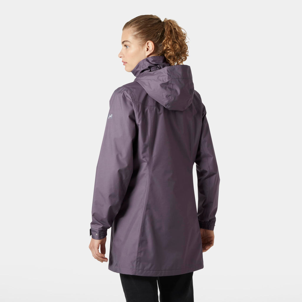 Helly-Hansen Womens Aden Waterproof Breathable Hooded Long Rain Jacket