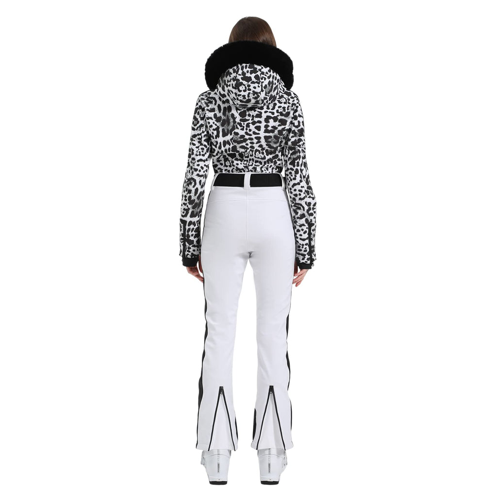 IMPHUT Women's One Piece Ski Suits Slim Waterproof Jumpsuits Windproof Snowsuit Insulated Ski Jumpsuit Skiing Sports