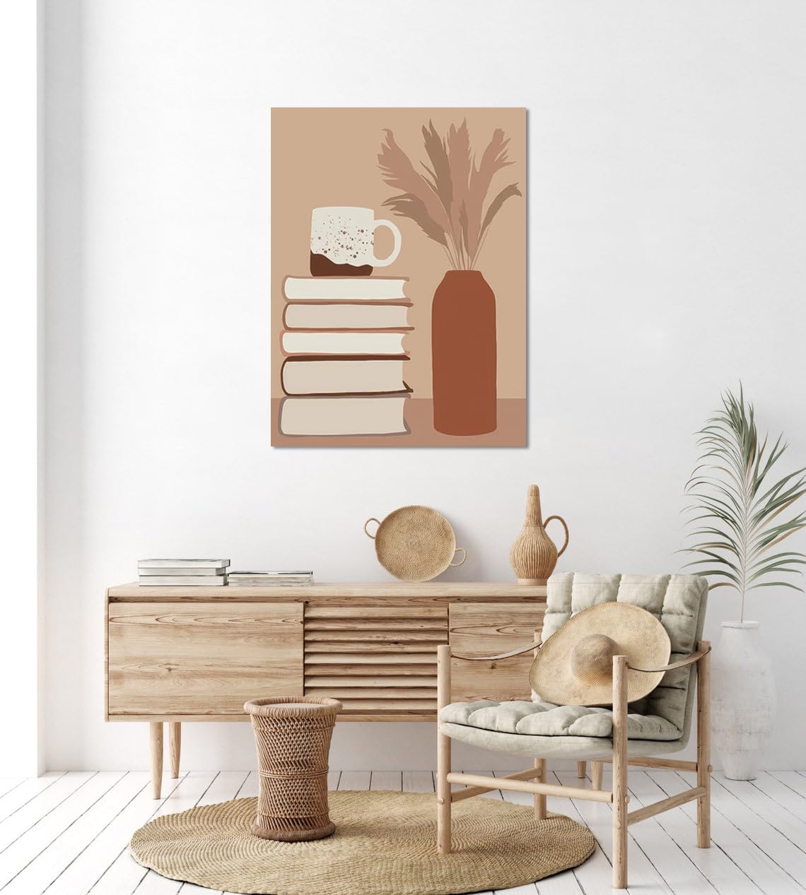 African American Boho Wall Art, Black Women Art Framed, Book Lover Art, Black Girl Canvas Print, African American Canvas Art Wall Decor, Woman Reading Book Art, African American Girl Boho Posters