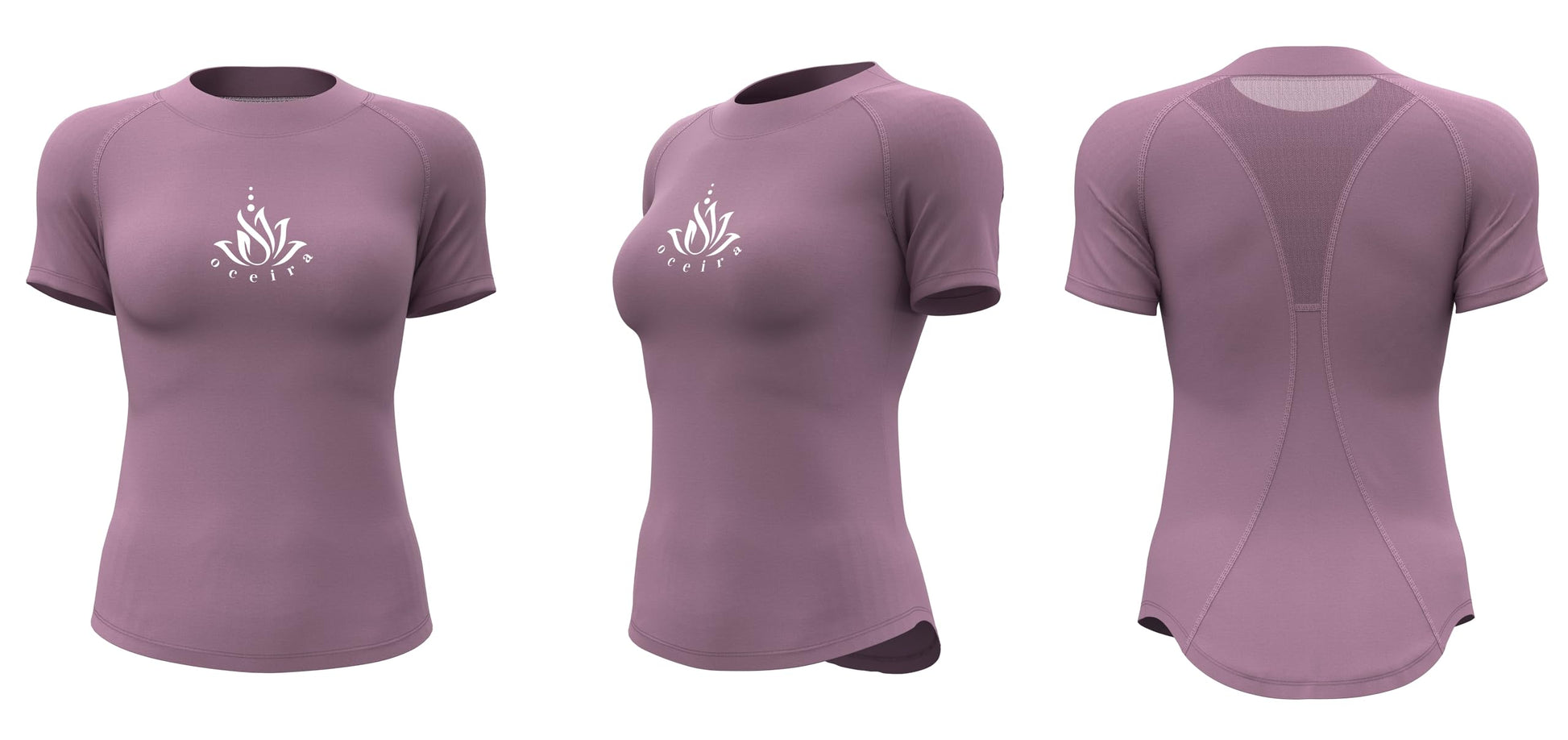 Women Activewear Gymwear Yoga Suit Athleisure Five Piece Set, T-Shirt, Jacket, Sports Bra, Leggings, Running Shorts