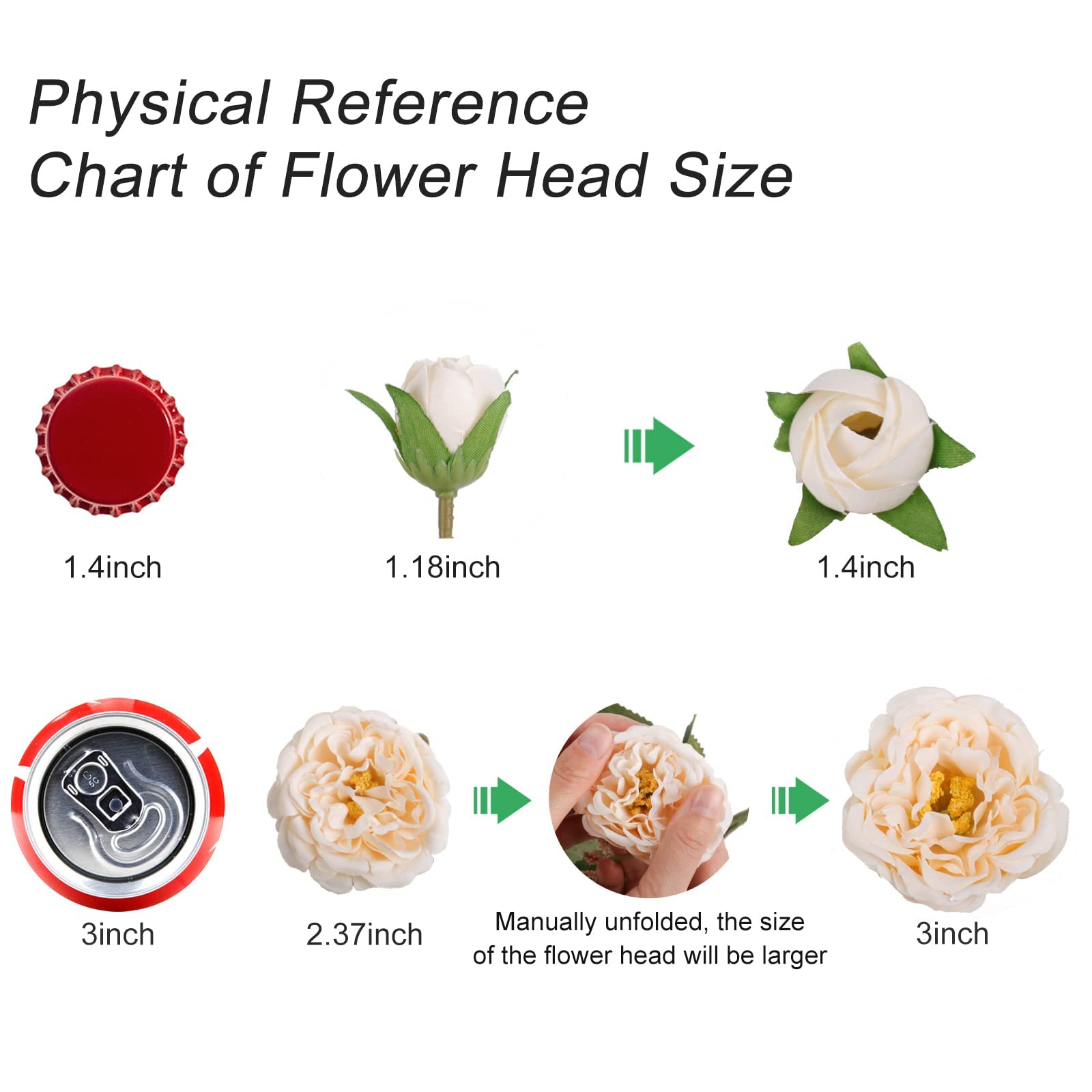 4 Bundles Artificial Peonies Silk Flowers, White Faux Peony Bouquet Florals Arrangements Decor for Farmhouse Home Boho Wedding Table Centerpiece, Fake Plastic Flowers Bulk Vase Decoration (White)