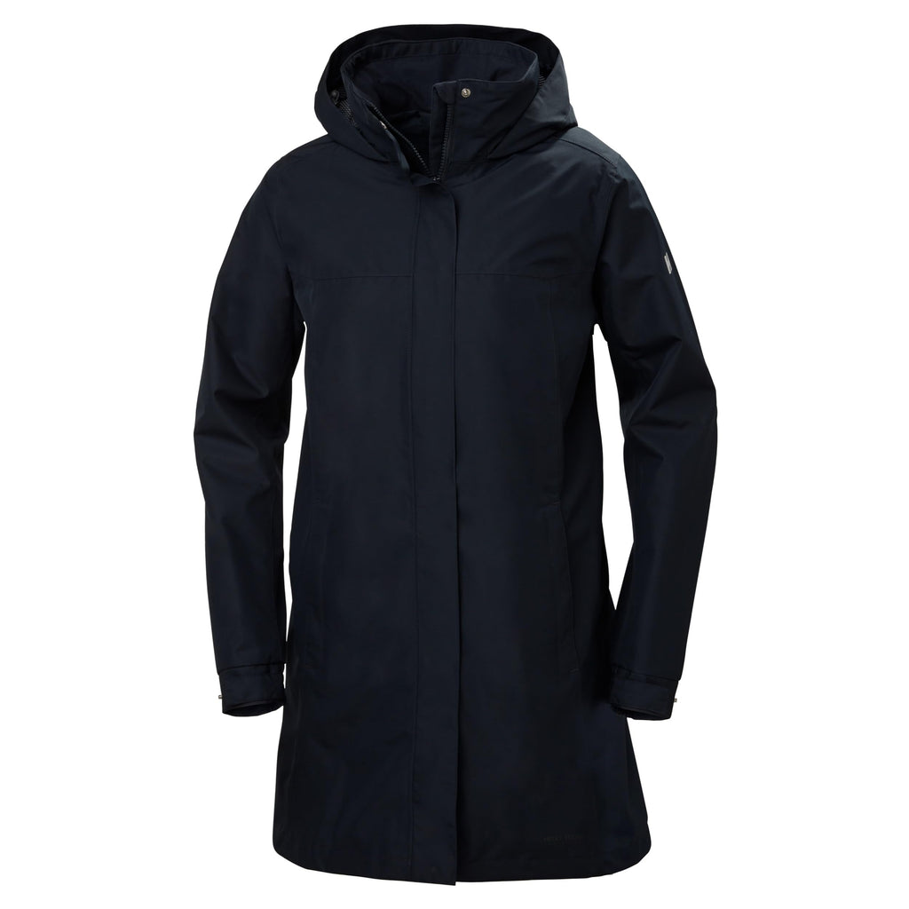 Helly-Hansen Womens Aden Waterproof Breathable Hooded Long Rain Jacket