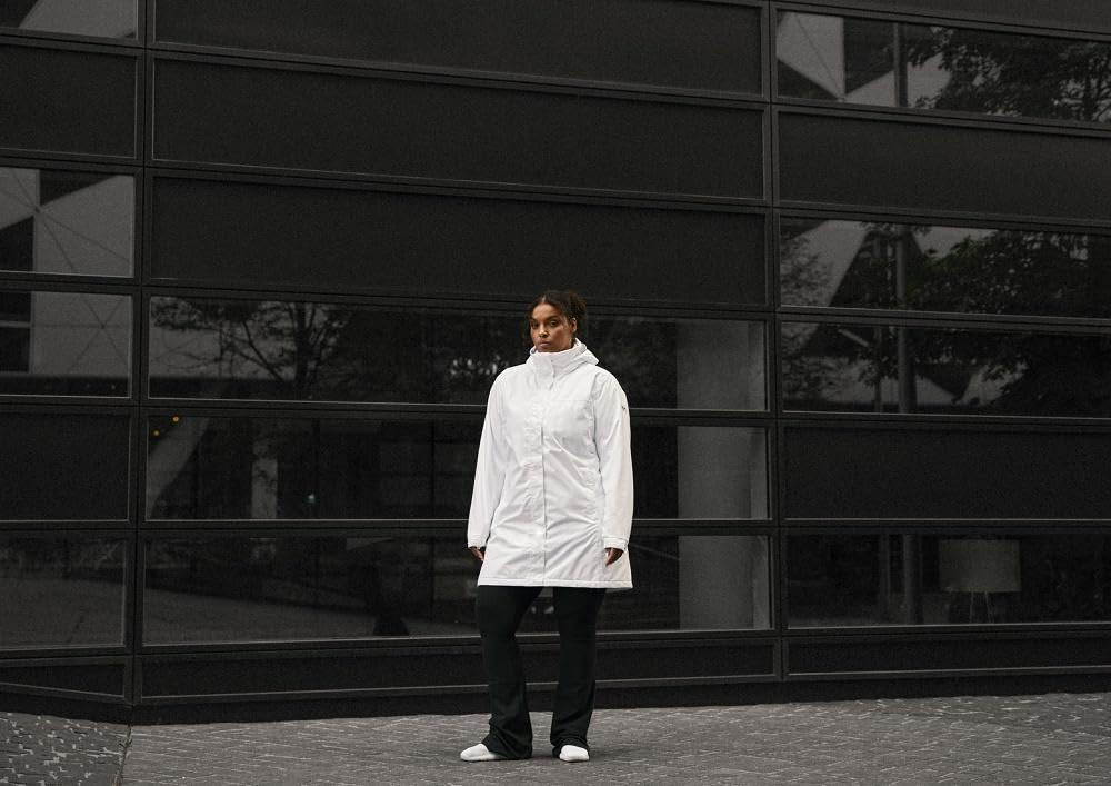 Helly-Hansen Womens Aden Waterproof Breathable Hooded Long Rain Jacket