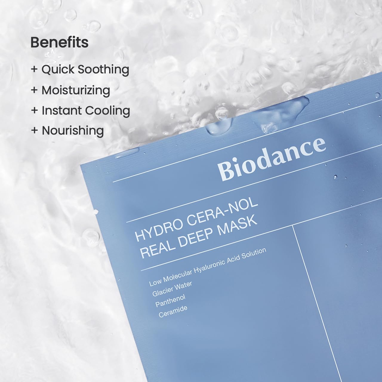 BIODANCE Bio-Collagen Real Deep Mask, Hydrating Overnight Hydrogel Mask, Pore Minimizing, Elasticity Improvement, Korean Skincare | 1.19oz(34g) x 16ea
