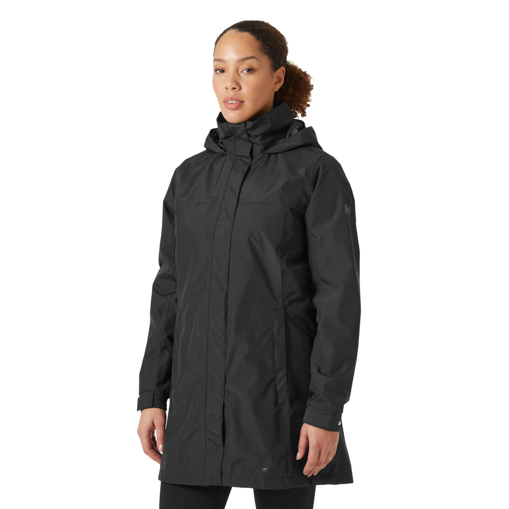 Helly-Hansen Womens Aden Waterproof Breathable Hooded Long Rain Jacket