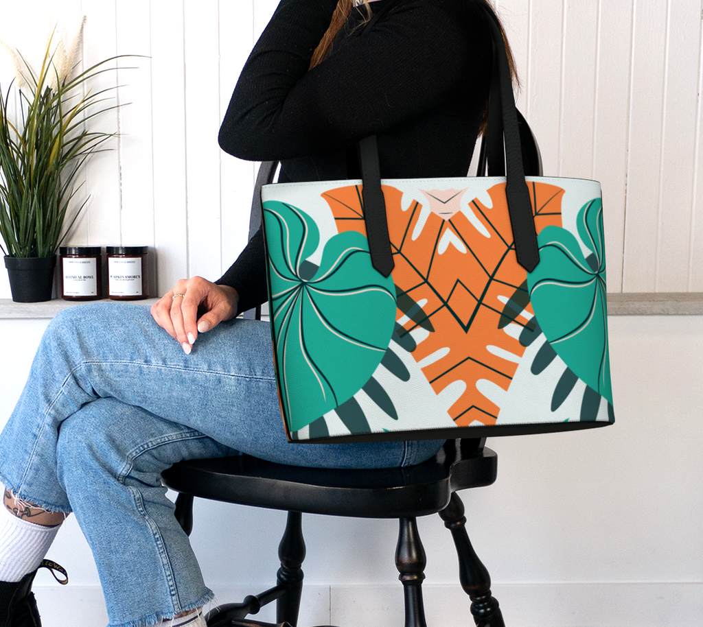 Reverse Tropic Wonders Tote Bag
