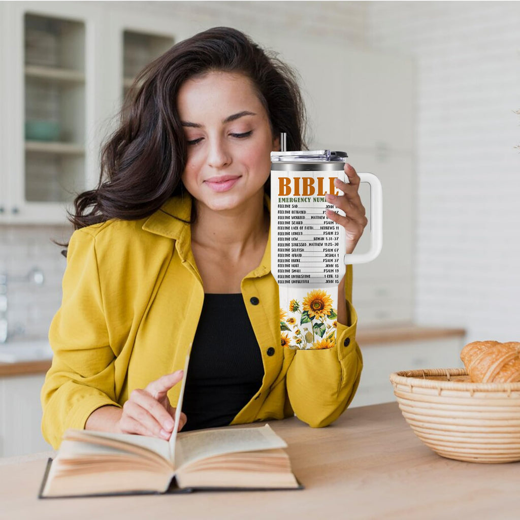 Christian Gifts for Women, 40 oz I Can Do All Things Christ Tumbler With Handle, Inspirational Religious Birthday Gifts for Faith Cup, Christian Jesus God Bible Verse Pastor Prayer Gift for Christmas