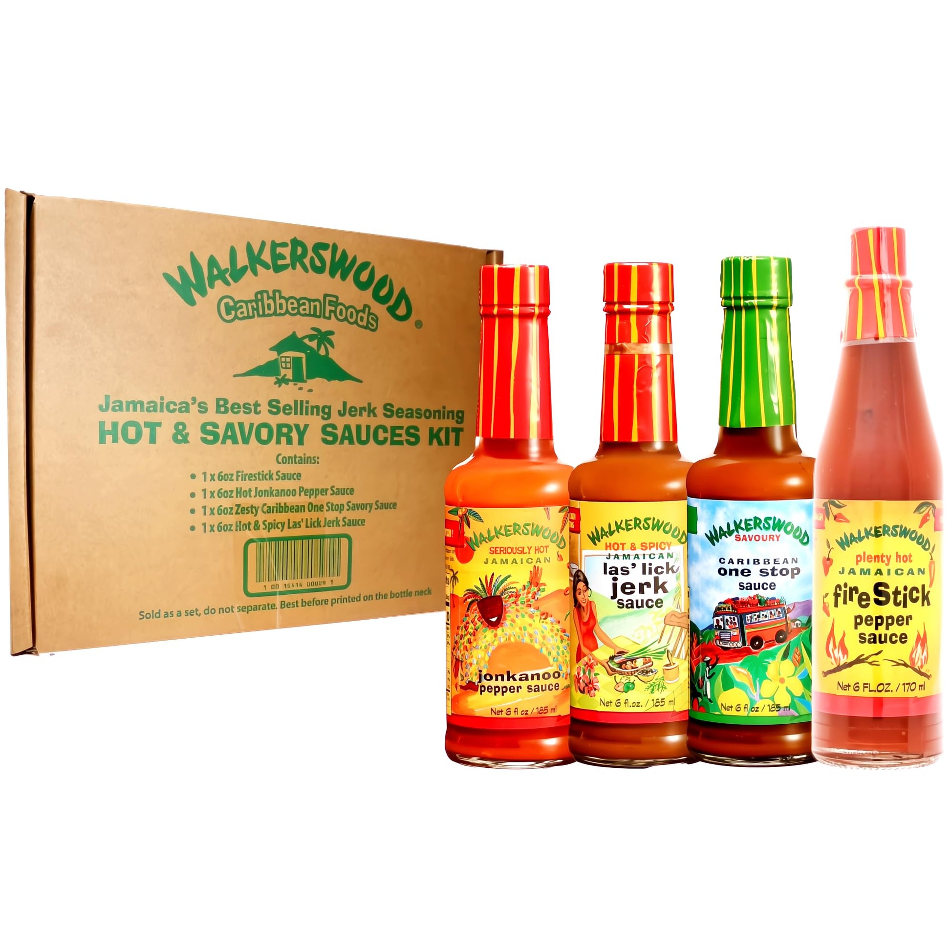 Walkerswood Traditional Jamaican All Purpose Mix and Blenda Green Seasoning, 10 oz (Packaging May Vary)