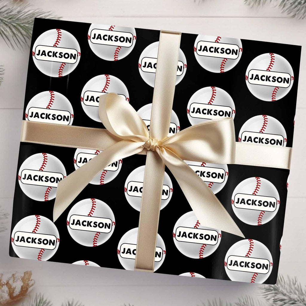 InterestPrint Custom Photo Wrapping Paper Merry Christmas with Christmas hat Wrapping Paper Custom Name Gift Wrap Roll Perfect for Birthdays 58"x 23"