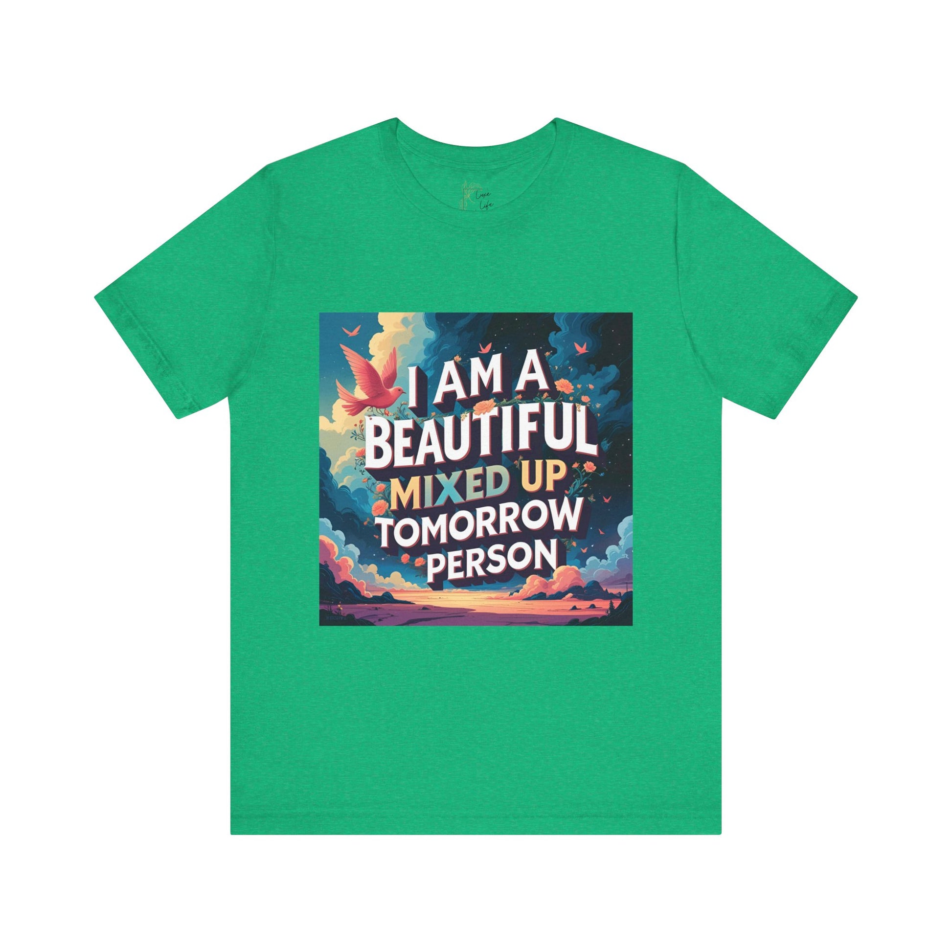 Luxe Life Quote Tee - "Tomorrow Person" T-Shirt, Cute Gift, Casual Wear, Summer Outfit, statement Top