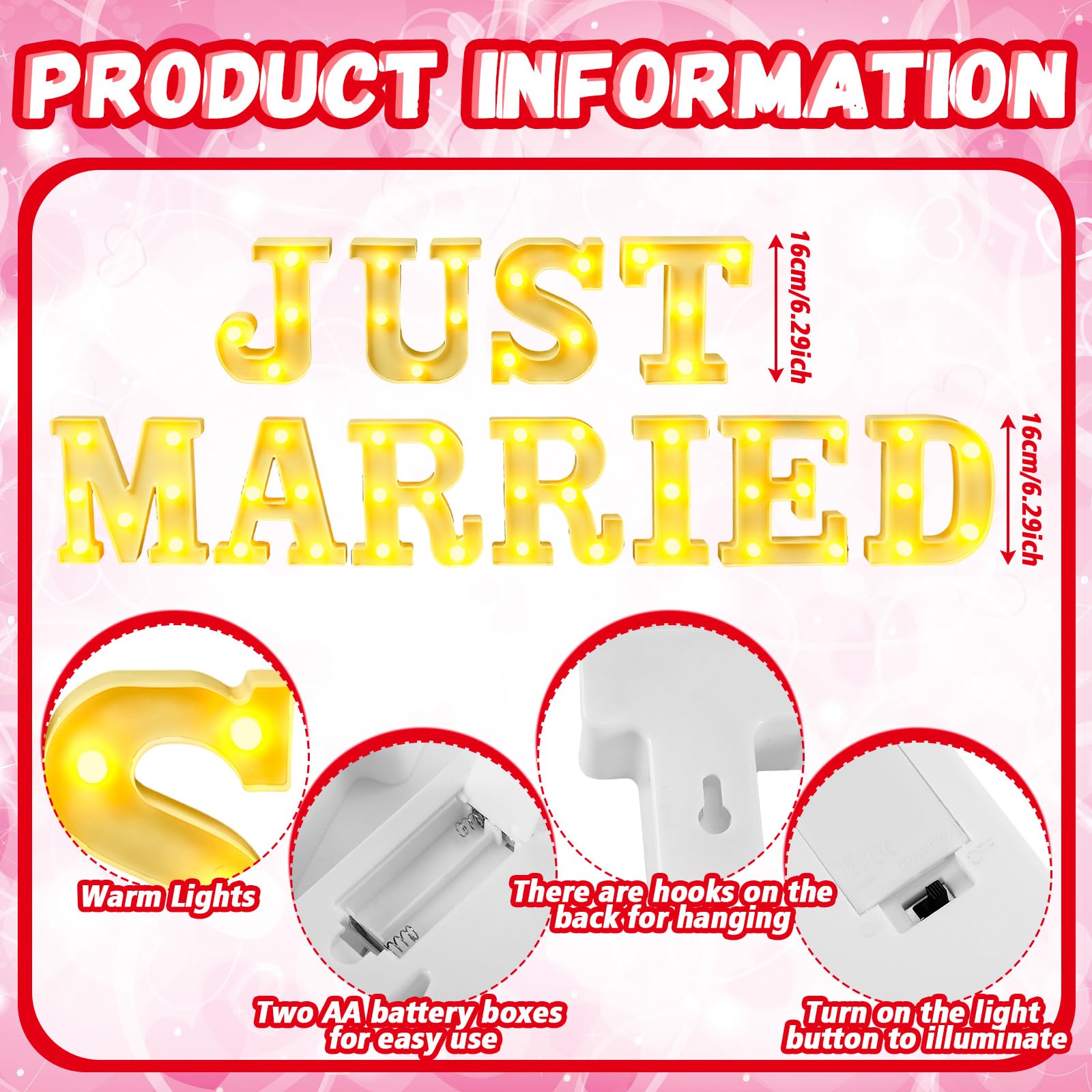 11 Pcs Happy Kwanzaa Large LED Letter Sign LED Lights Battery Powered Table Decorations for Party Favor Light Centerpiece Tabletop Decoration