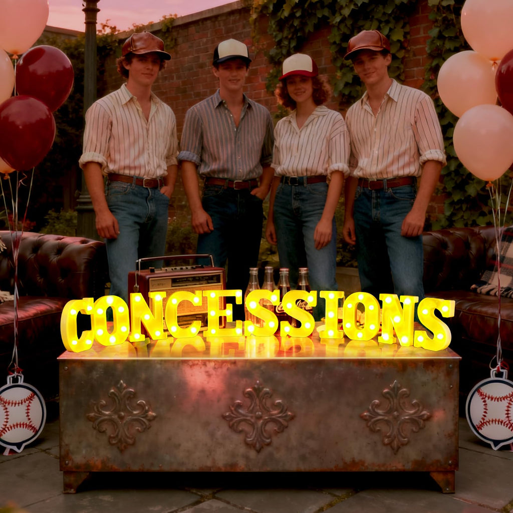 11 Pcs Happy Kwanzaa Large LED Letter Sign LED Lights Battery Powered Table Decorations for Party Favor Light Centerpiece Tabletop Decoration