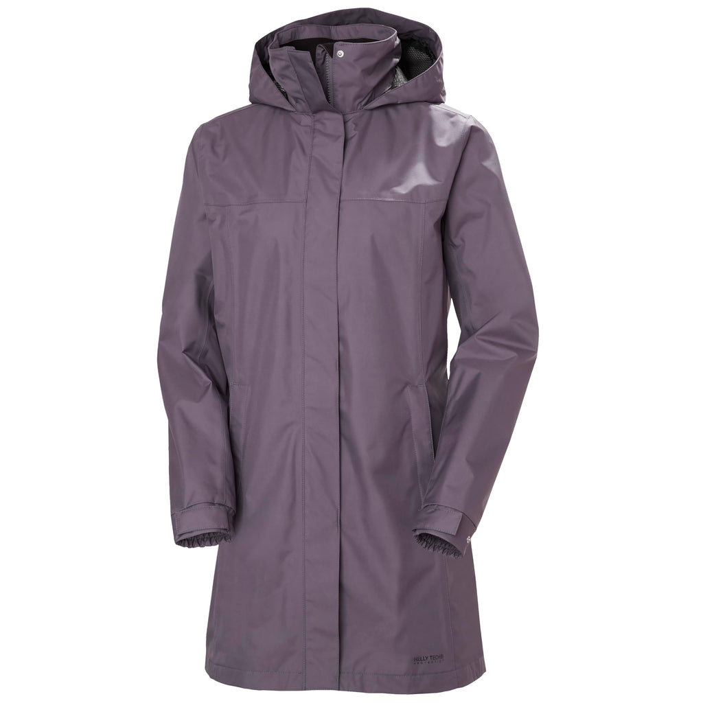 Helly-Hansen Womens Aden Waterproof Breathable Hooded Long Rain Jacket