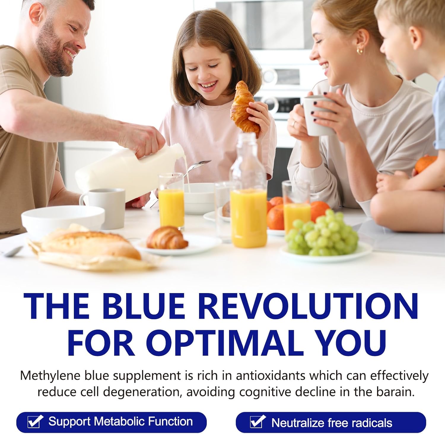 Methylene Blue Pharmaceutical Grade - Methylene Blue Drops 1%- USP Grade Ultra Pure Electrolytic - Nootropic Supplement for Humans