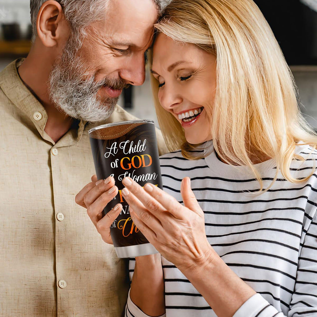 Sistabag - Coffee Tumbler For Black Women - Birthday, Mother's Day, Christmas Gifts For Women, Pride Tumbler For Woman (She Who Kneels Before God, 20 Oz)