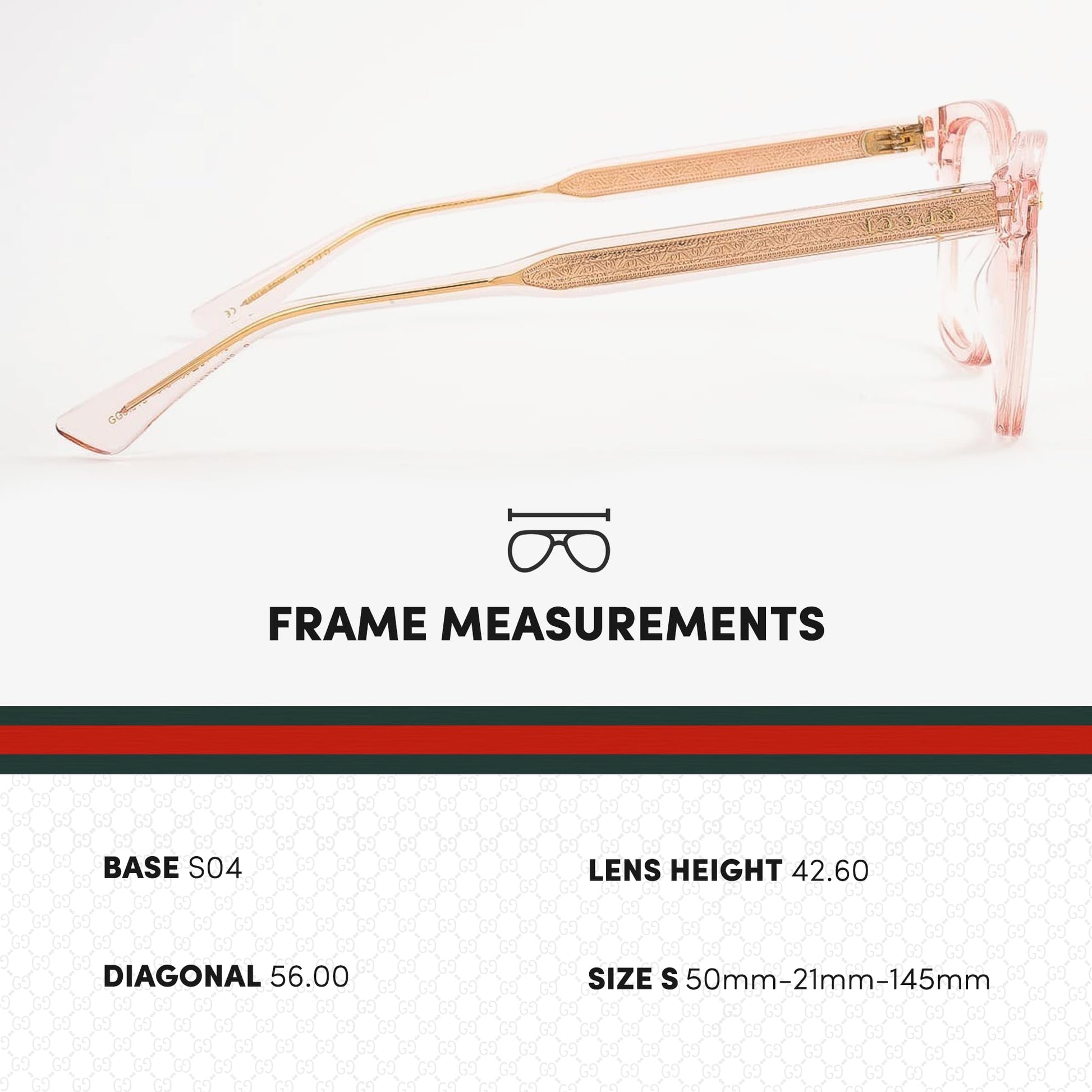 Gucci GG0184O Square Shape Eyeglasses + Bundle with eSHADES Luxury Eyewear Kit