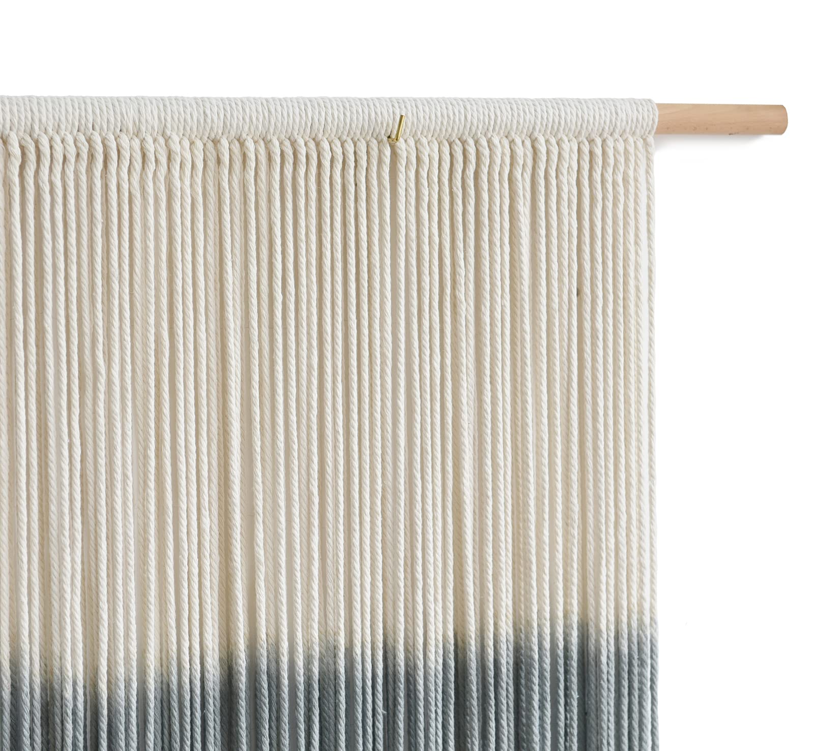 Flber Macrame Wall Hanging Tie-Dye Geometric Decor Large Scale Wall Art Statement Bohemian Yarn Tapestry Home Wall Decor 59''W*35''L