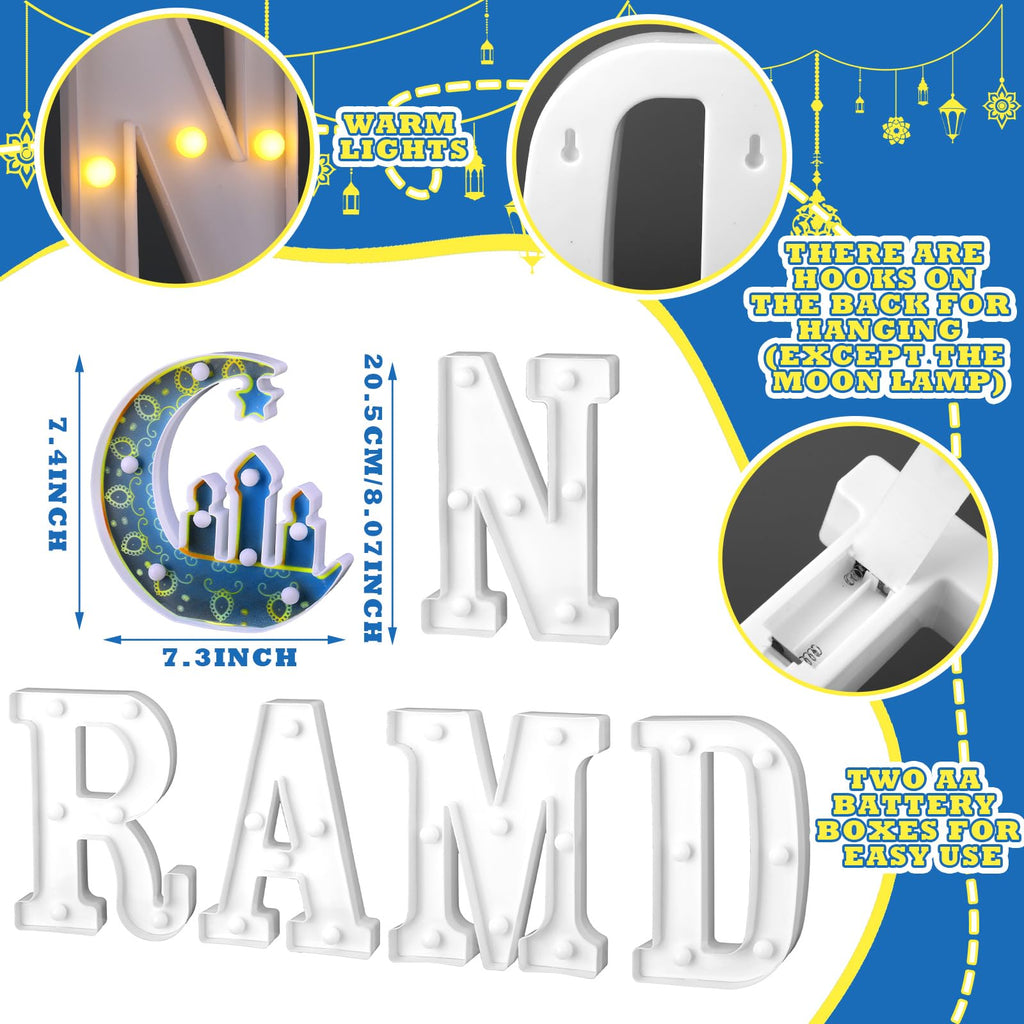 11 Pcs Happy Kwanzaa Large LED Letter Sign LED Lights Battery Powered Table Decorations for Party Favor Light Centerpiece Tabletop Decoration