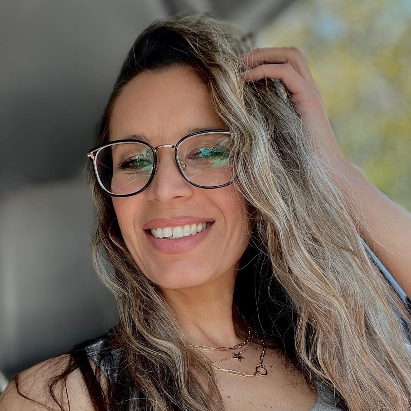 GUDVUE Blue Light Glasses, Computer/Gaming/TV/Phones Glasses for women, Anti Glare/UV400/Eye Strain