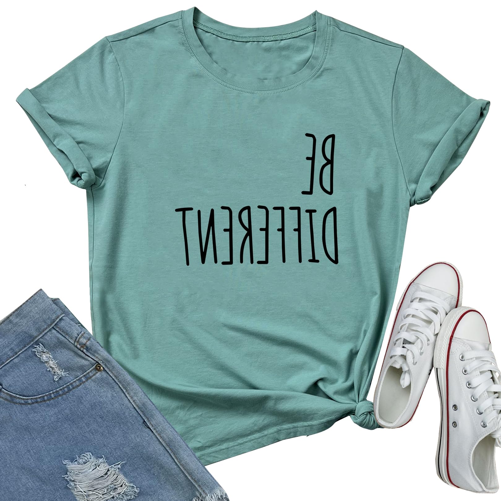 LOOKFACE Women's Cute T Shirt Junior Tops Teen Girls Graphic Tees