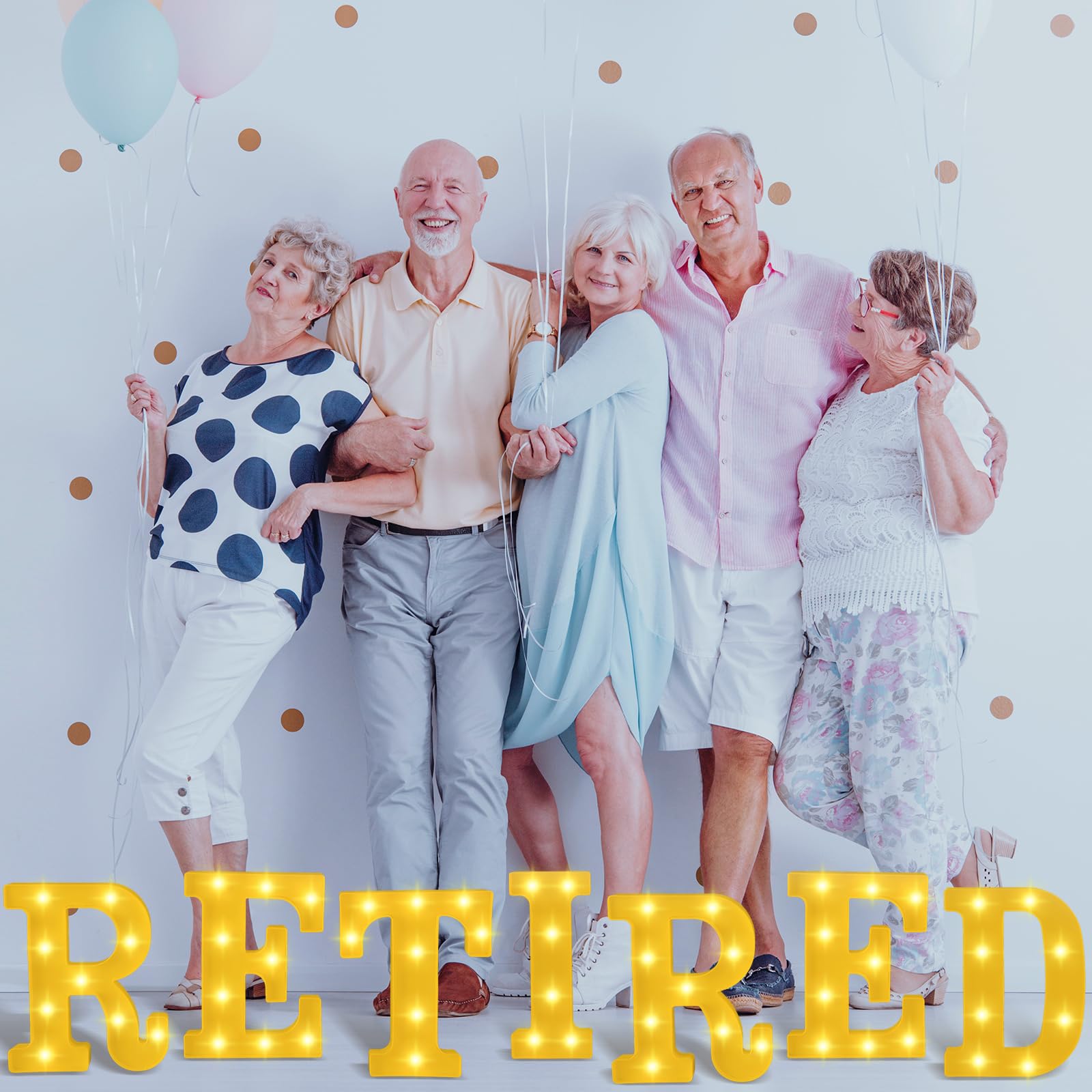 11 Pcs Happy Kwanzaa Large LED Letter Sign LED Lights Battery Powered Table Decorations for Party Favor Light Centerpiece Tabletop Decoration