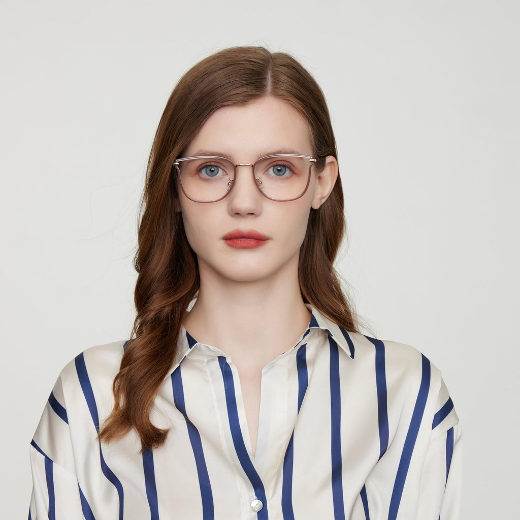 GUDVUE Blue Light Glasses, Computer/Gaming/TV/Phones Glasses for women, Anti Glare/UV400/Eye Strain