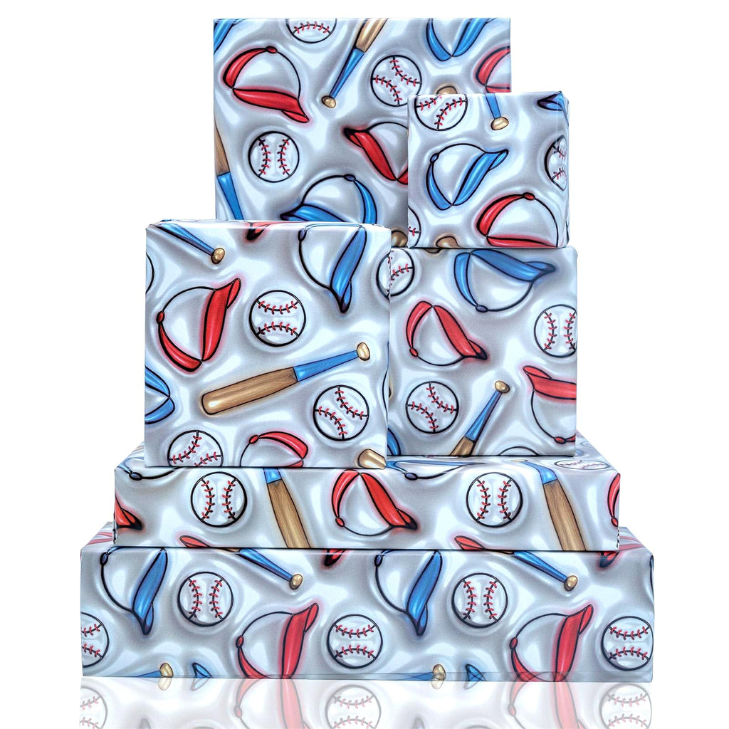 Vnaaem African American Christmas Wrapping Paper Black Holiday Style Gift Wrap Paper Bulk Santa Angel Merry Christmas Element Dsign for Boys Girls Family - 20 X 28 Inches 8 Folded Sheets