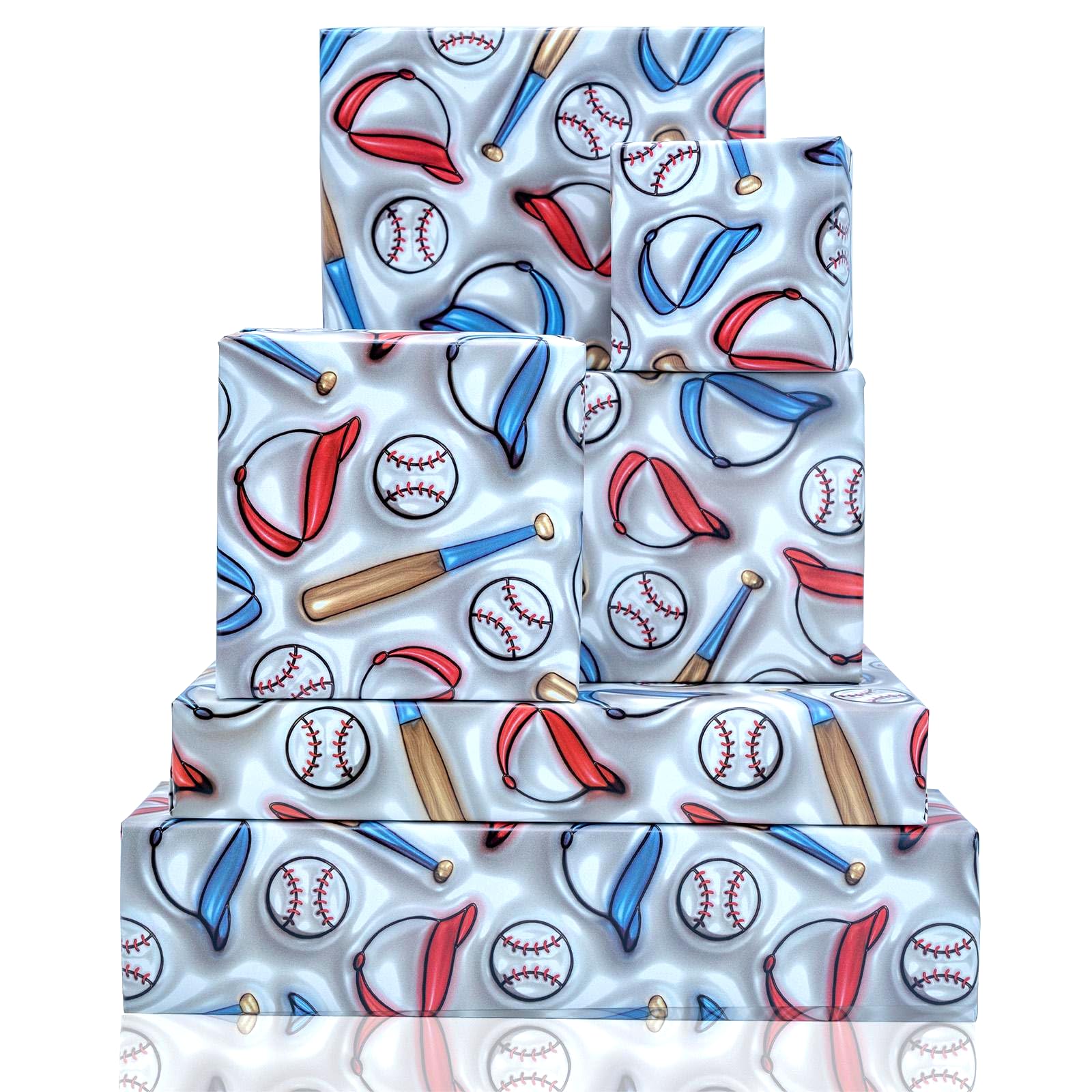 Vnaaem African American Christmas Wrapping Paper Black Holiday Style Gift Wrap Paper Bulk Santa Angel Merry Christmas Element Dsign for Boys Girls Family - 20 X 28 Inches 8 Folded Sheets