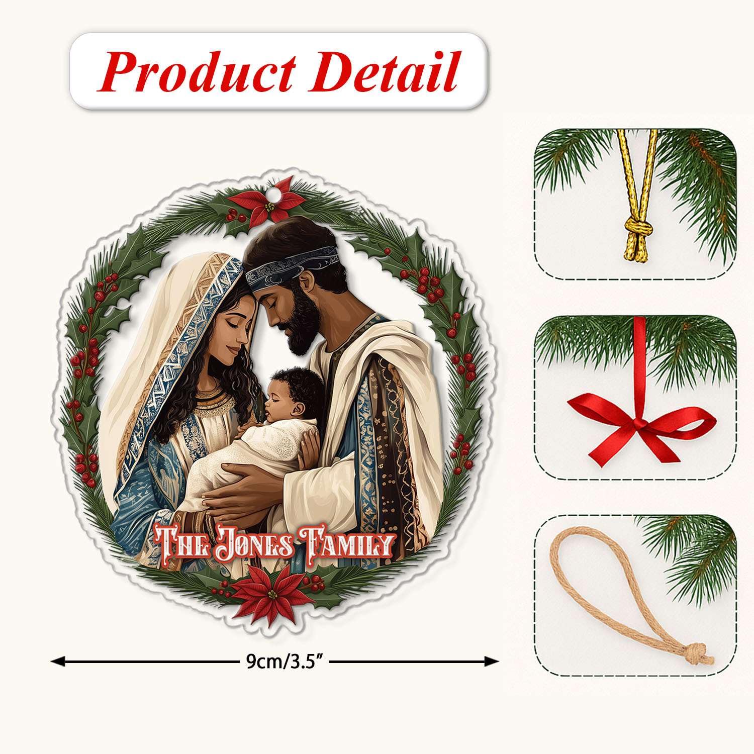 2D Acrylic Christmas Elf Shaped Ornament with Gift Box, Personalized Name Holiday Keepsake, Cute Ornament for Kids Room, Custom Name African-Inspired Decoration, Gifts for Boys