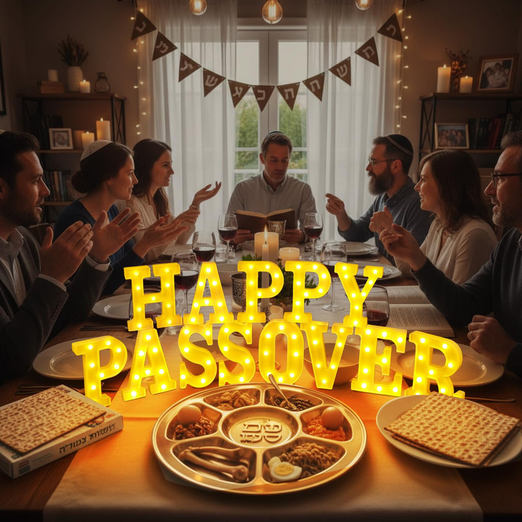 11 Pcs Happy Kwanzaa Large LED Letter Sign LED Lights Battery Powered Table Decorations for Party Favor Light Centerpiece Tabletop Decoration