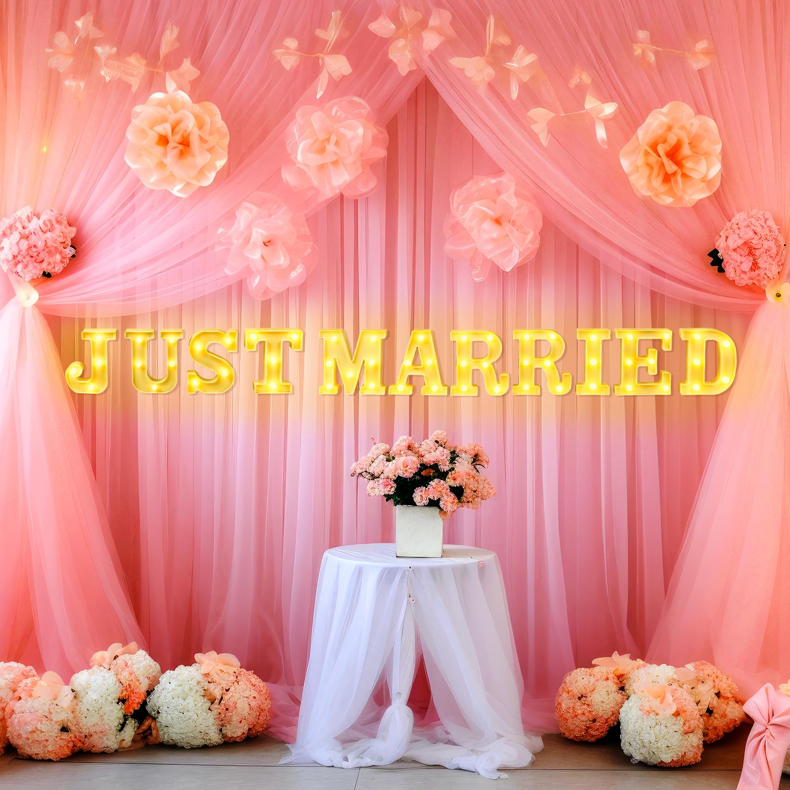 11 Pcs Happy Kwanzaa Large LED Letter Sign LED Lights Battery Powered Table Decorations for Party Favor Light Centerpiece Tabletop Decoration