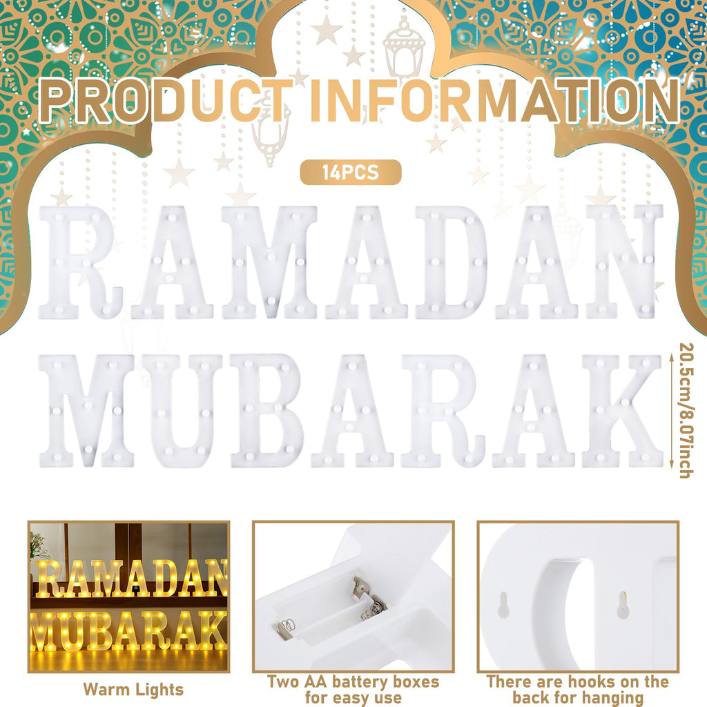 11 Pcs Happy Kwanzaa Large LED Letter Sign LED Lights Battery Powered Table Decorations for Party Favor Light Centerpiece Tabletop Decoration