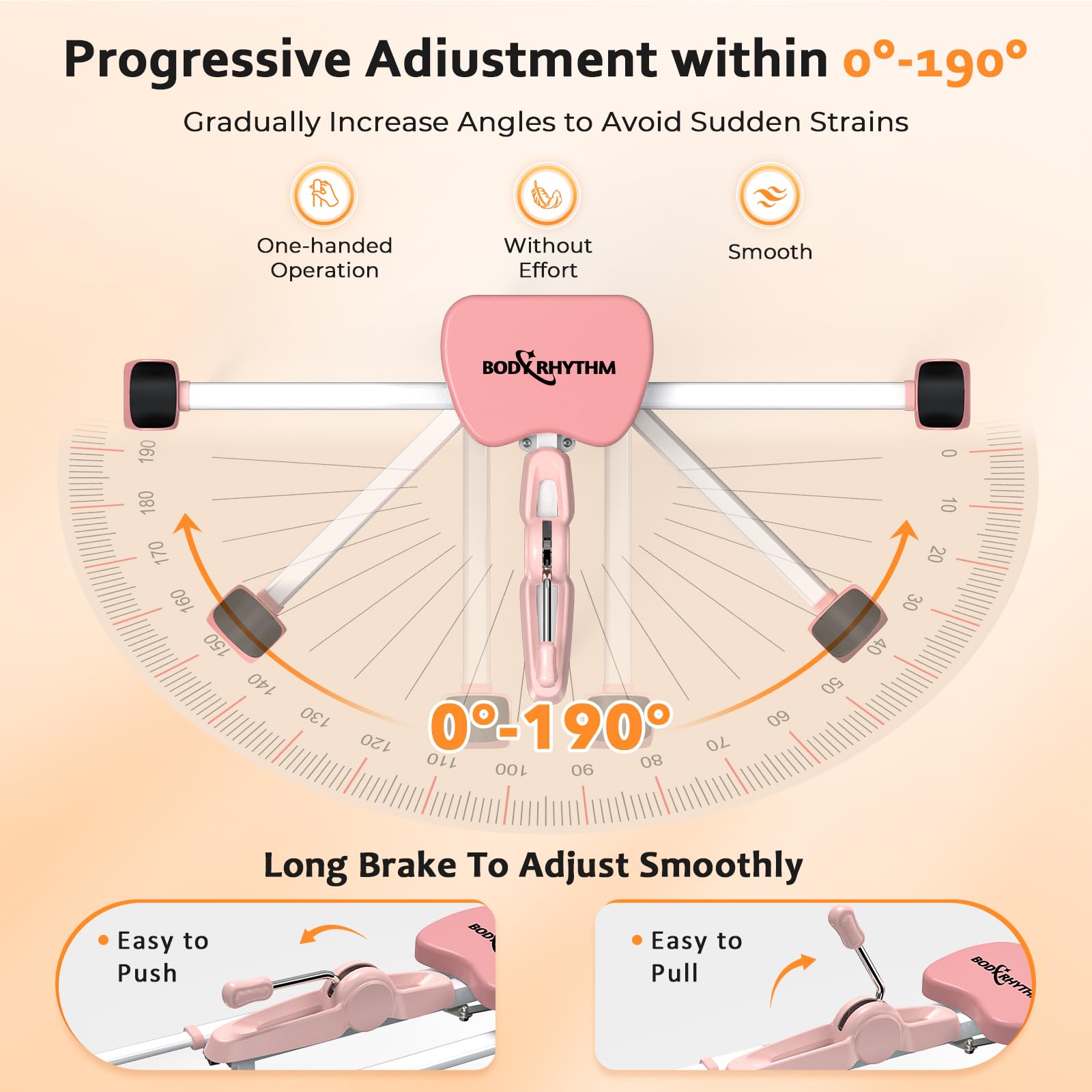 BODY RHYTHM Leg Stretcher - Split Machine for Leg Stretching - Flexibility Stretching Equipment - Ballet, Yoga, Dance, Martial Arts, MMA - Home Yoga Gym Fitness