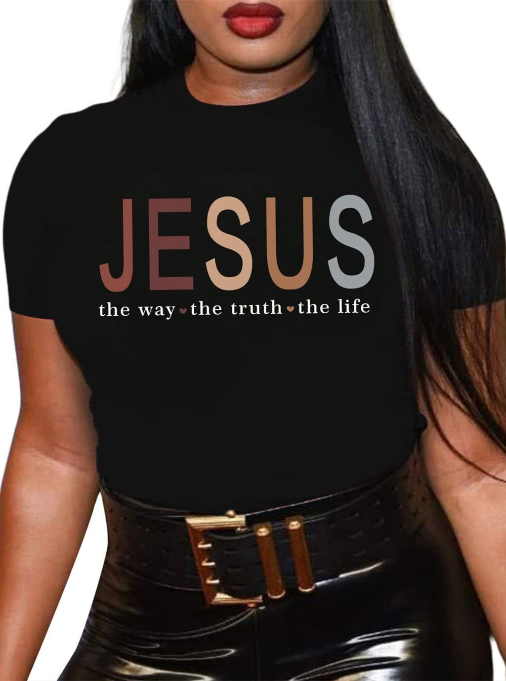 Hilinker Women's Funny Graphic Tees Casual Loose Summer Cute Tops Short Sleeve T Shirts