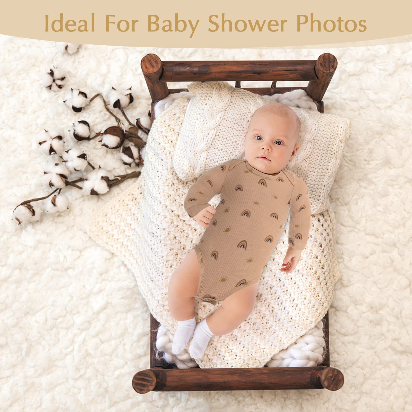 meloom Deluxe Baby Girl Gift Set, Newborn Baby Shower Gifts Basket, Newborn Gifts Box, Boho Baby Girl Essentials, Baby Shower Gifts for New Moms, Personalized New Baby Gifts