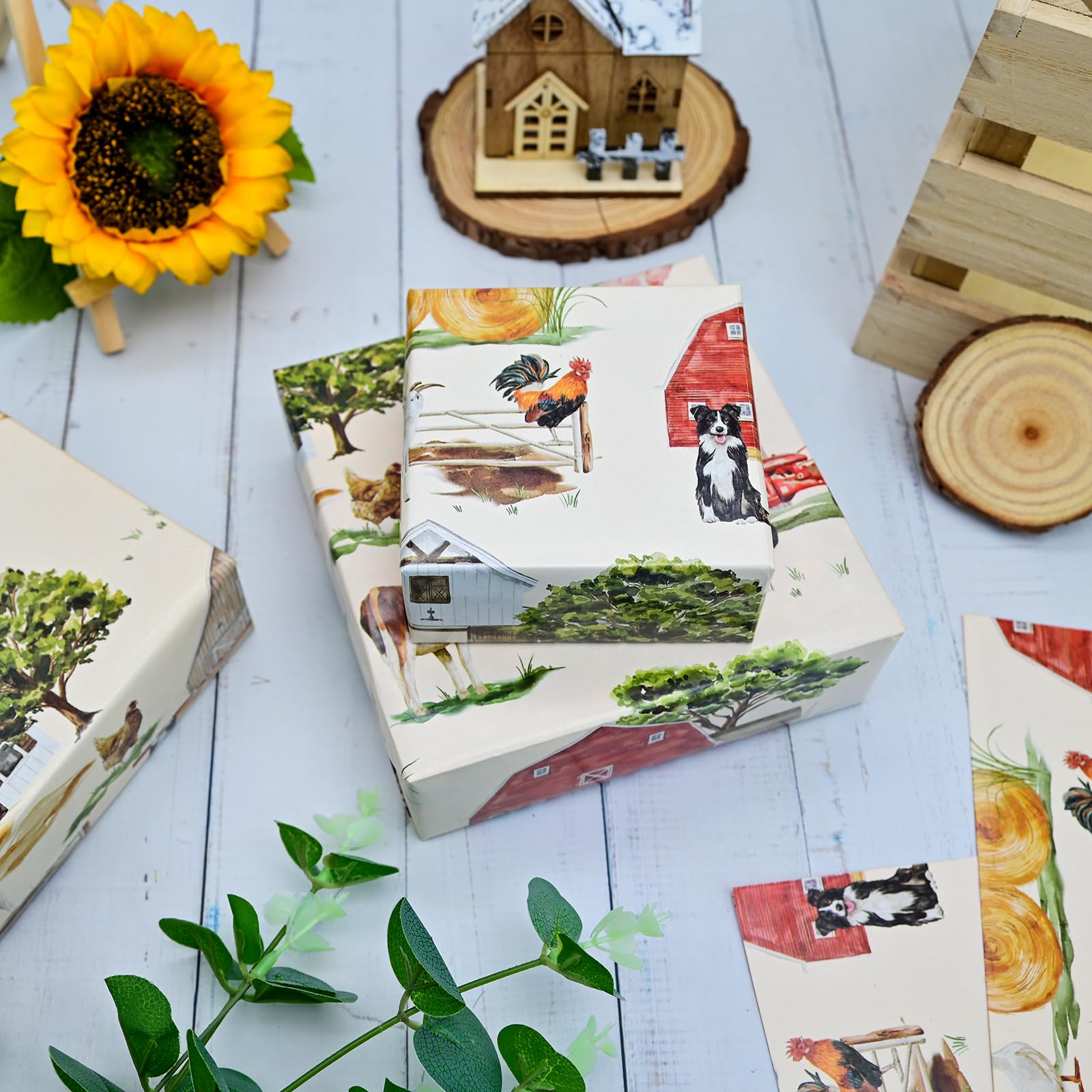 Vnaaem African American Christmas Wrapping Paper Black Holiday Style Gift Wrap Paper Bulk Santa Angel Merry Christmas Element Dsign for Boys Girls Family - 20 X 28 Inches 8 Folded Sheets