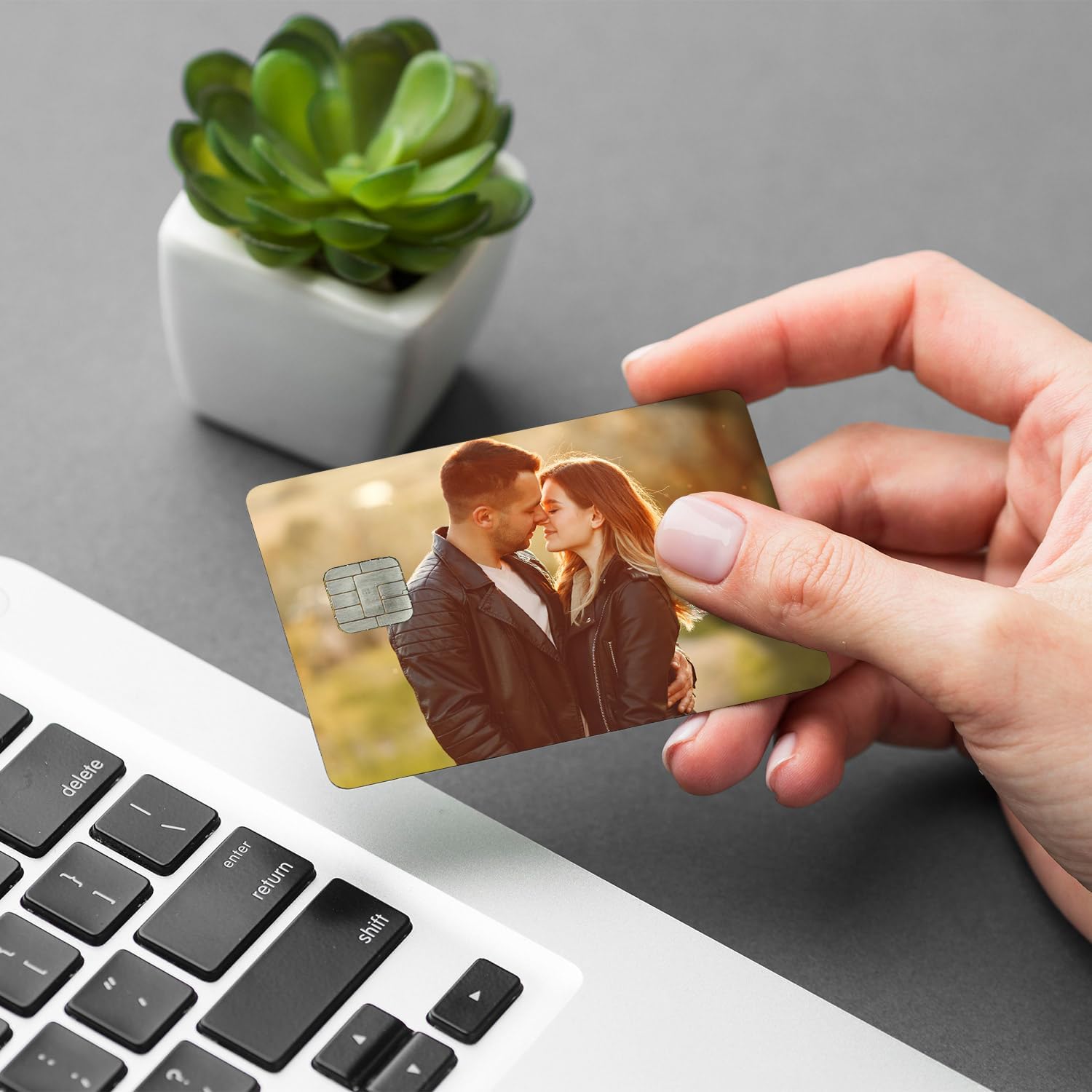 Custom Credit Card Skin, Personalized Image, Icon for Bank, Metro, Key Card, Debit, Credit Card Decal Sticker Made in USA