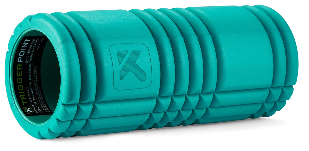 TriggerPoint Grid 1.0 Foam Roller - 13" Multi-Density Massage Roller for Deep Tissue & Muscle Recovery - Relieves Tight, Sore Muscles & Kinks, Improves Mobility & Circulation - Targets Key Body Parts