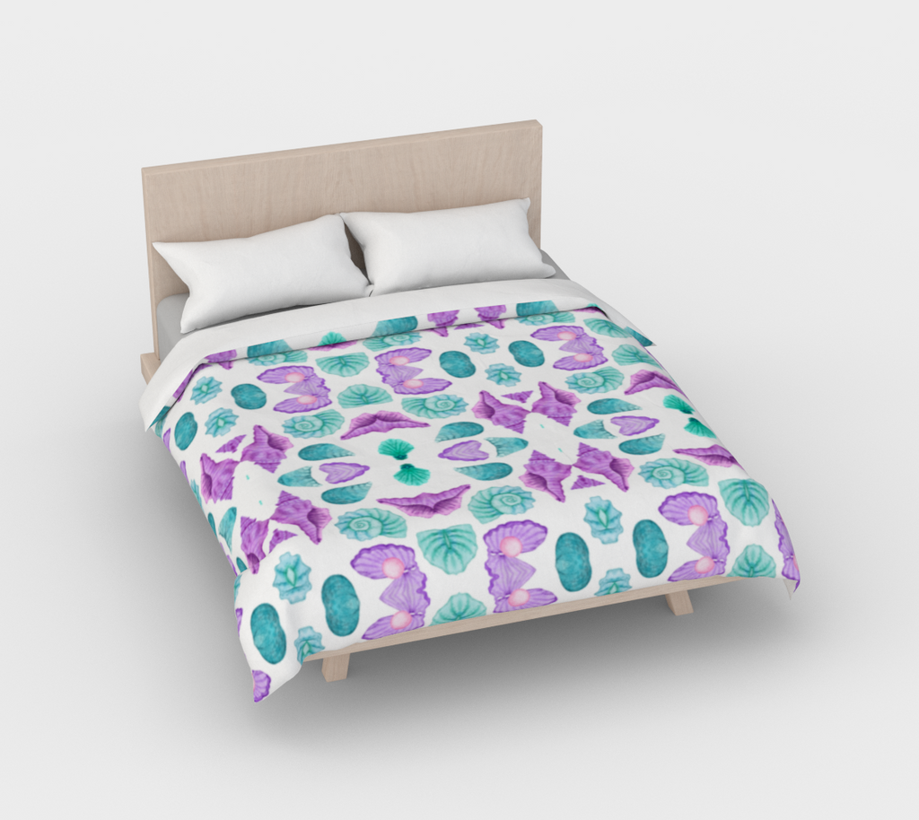 Dream Girl Seashell Vacation Duvet