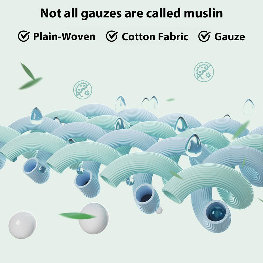 LifeTree Muslin Swaddle Blankets, Baby Swaddling Wrap Nursery Blanket Unisex, Soft 70% Viscose from Bamboo and 30% Cotton, Large 47 x 47 inches, Bear & Checkered Swaddle Blanket