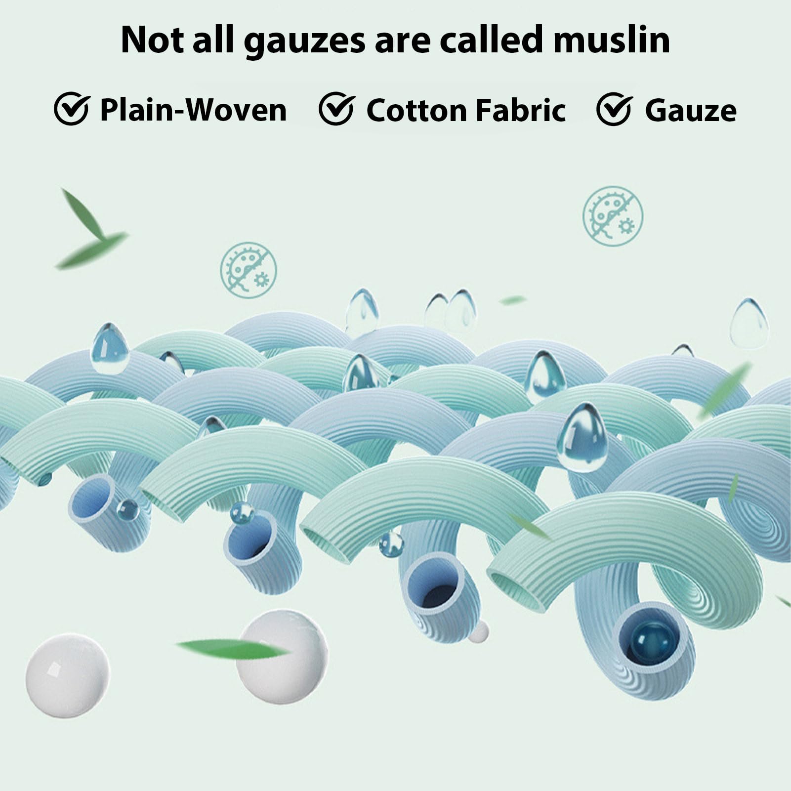 LifeTree Muslin Swaddle Blankets, Baby Swaddling Wrap Nursery Blanket Unisex, Soft 70% Viscose from Bamboo and 30% Cotton, Large 47 x 47 inches, Bear & Checkered Swaddle Blanket