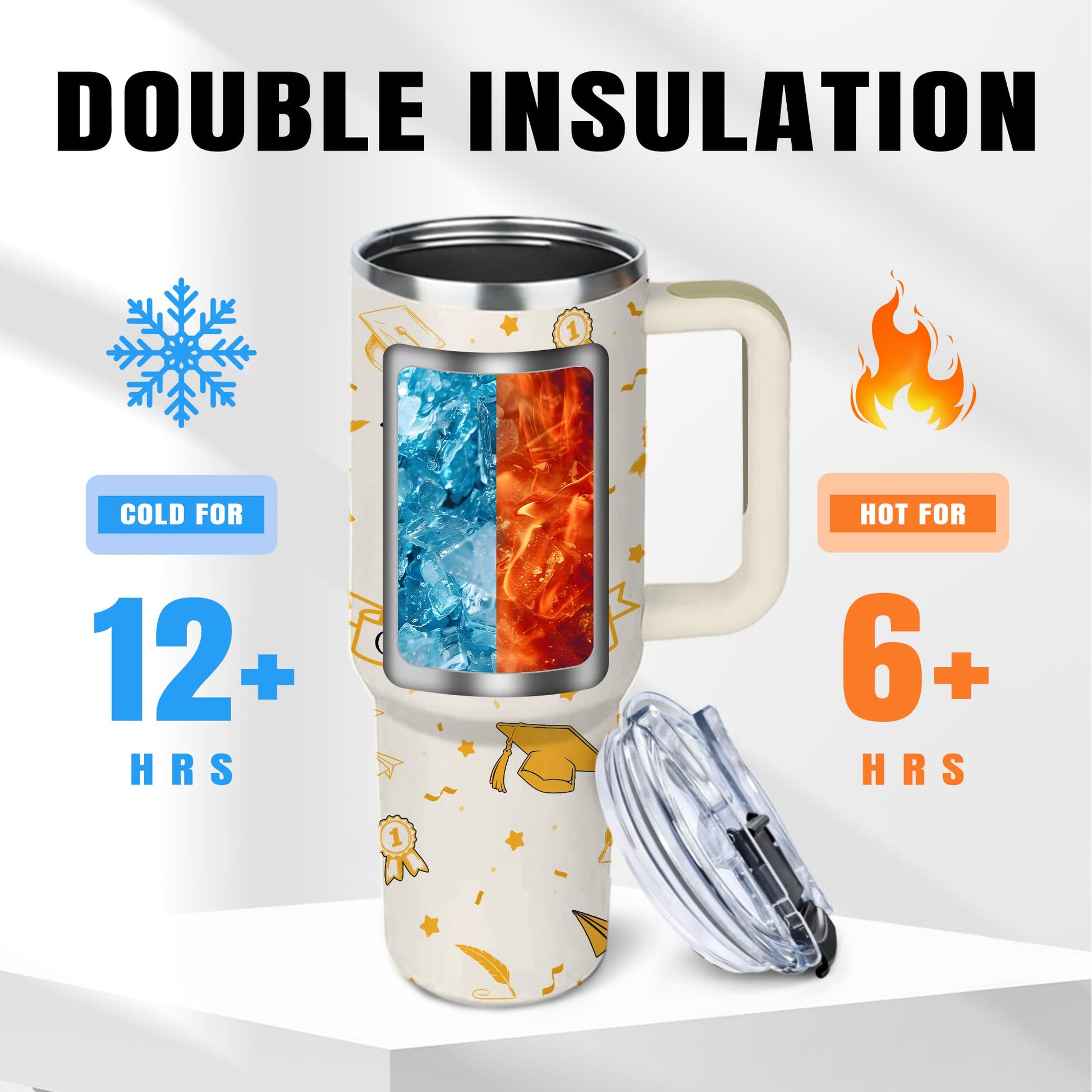 Christian Gifts for Women, 40 oz I Can Do All Things Christ Tumbler With Handle, Inspirational Religious Birthday Gifts for Faith Cup, Christian Jesus God Bible Verse Pastor Prayer Gift for Christmas